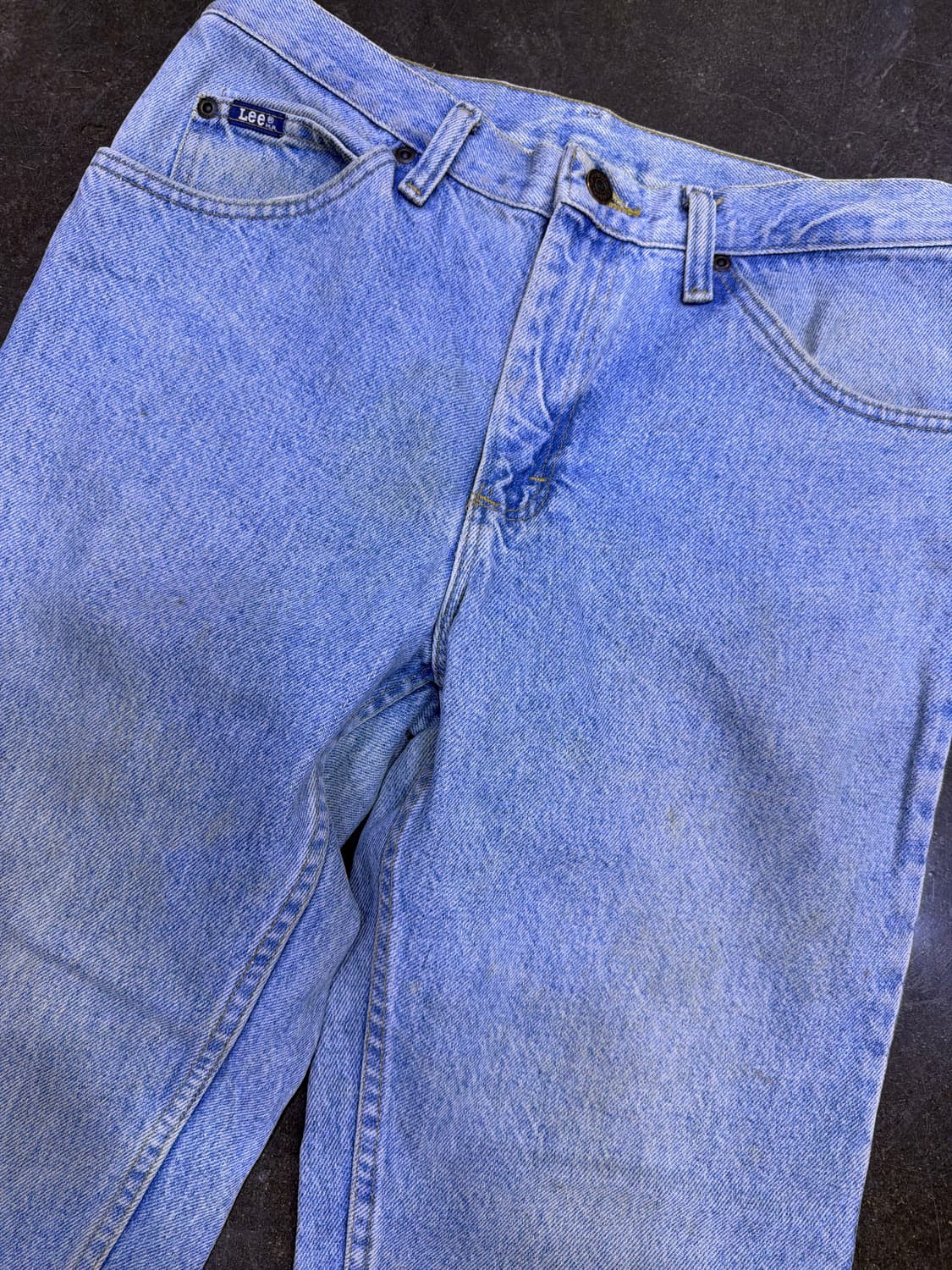 Lee 리 00's 빈티지 스톤워싱 연청 스트레이트핏 데님팬츠 31 상품이미지3