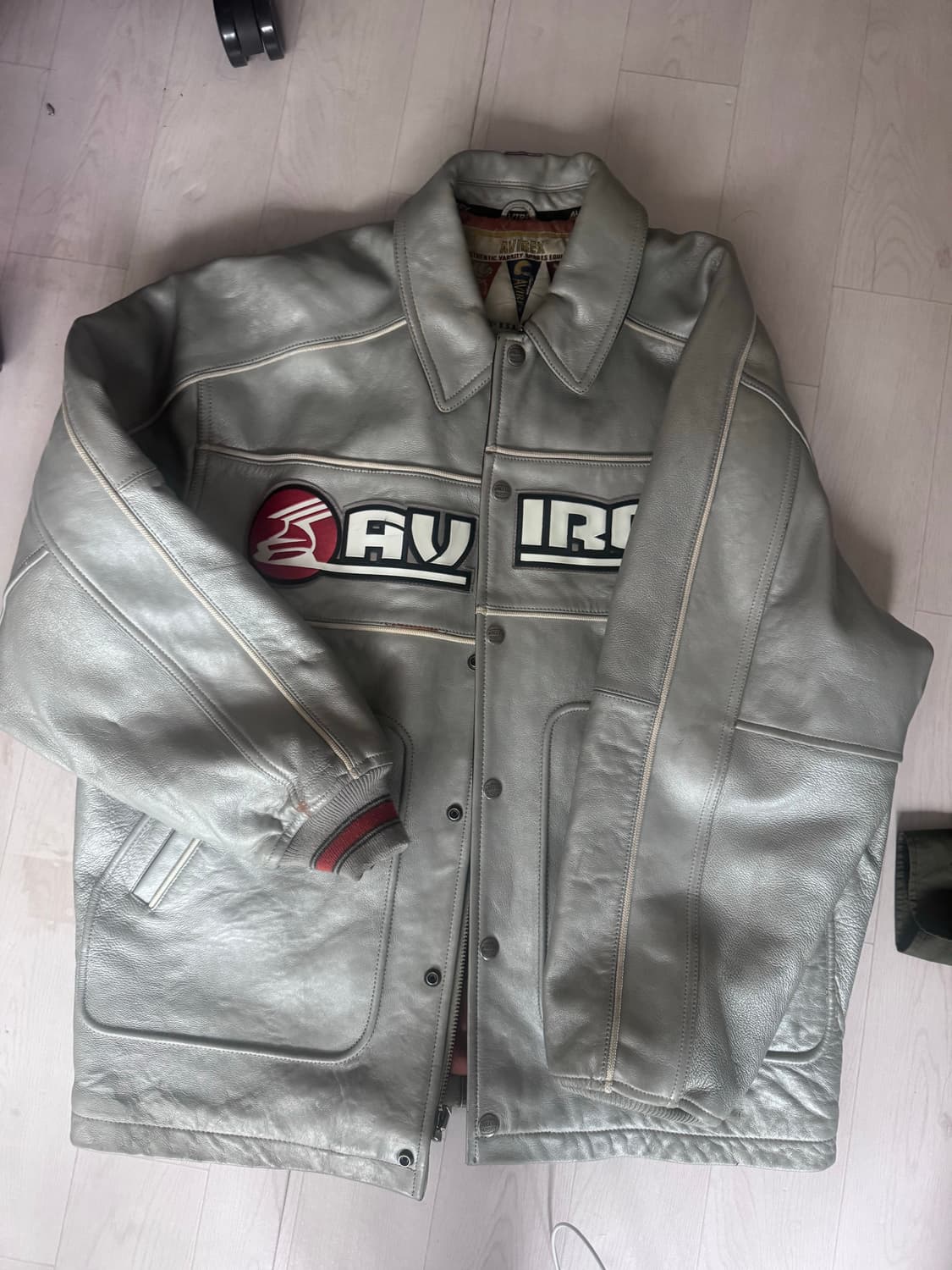 아비렉스 실버 스케이트 자켓 xl 상품이미지1