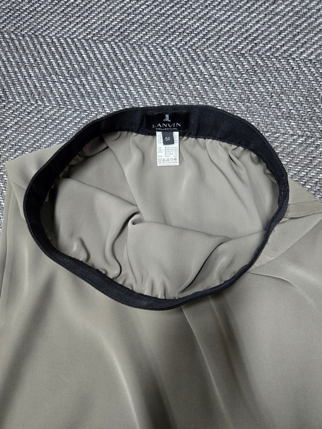 한섬 랑방 LANVIN 롱스커트 밴딩치마 상품이미지6