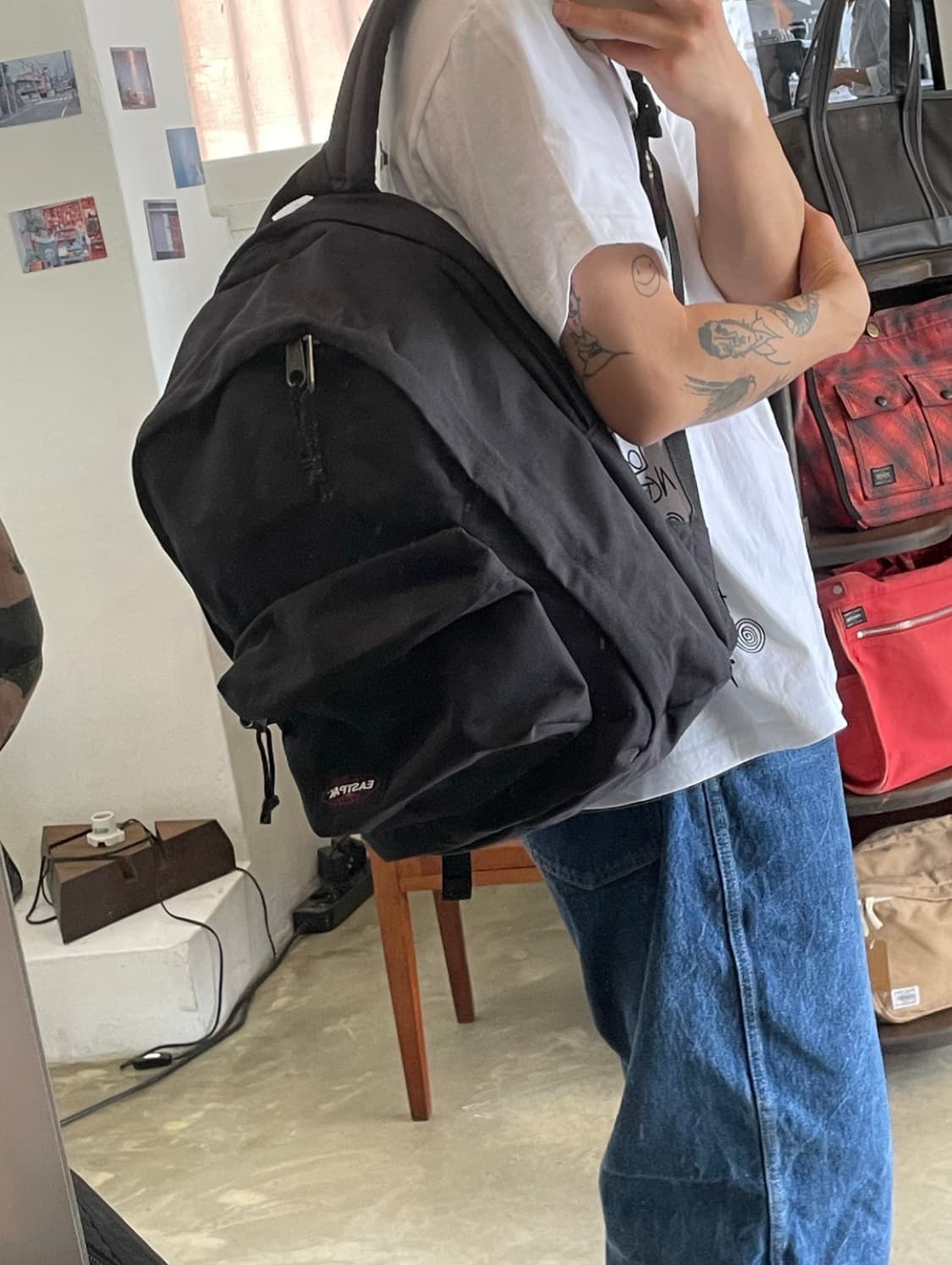 이스트팩 백팩 블랙 상품이미지1