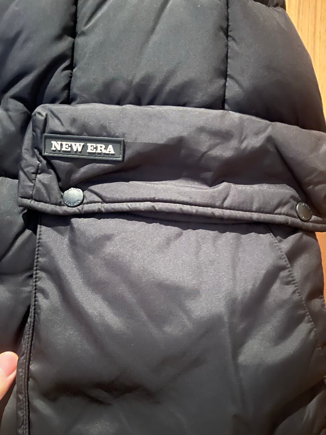 뉴에라 패딩 조끼 검정 L (100) 상품이미지5