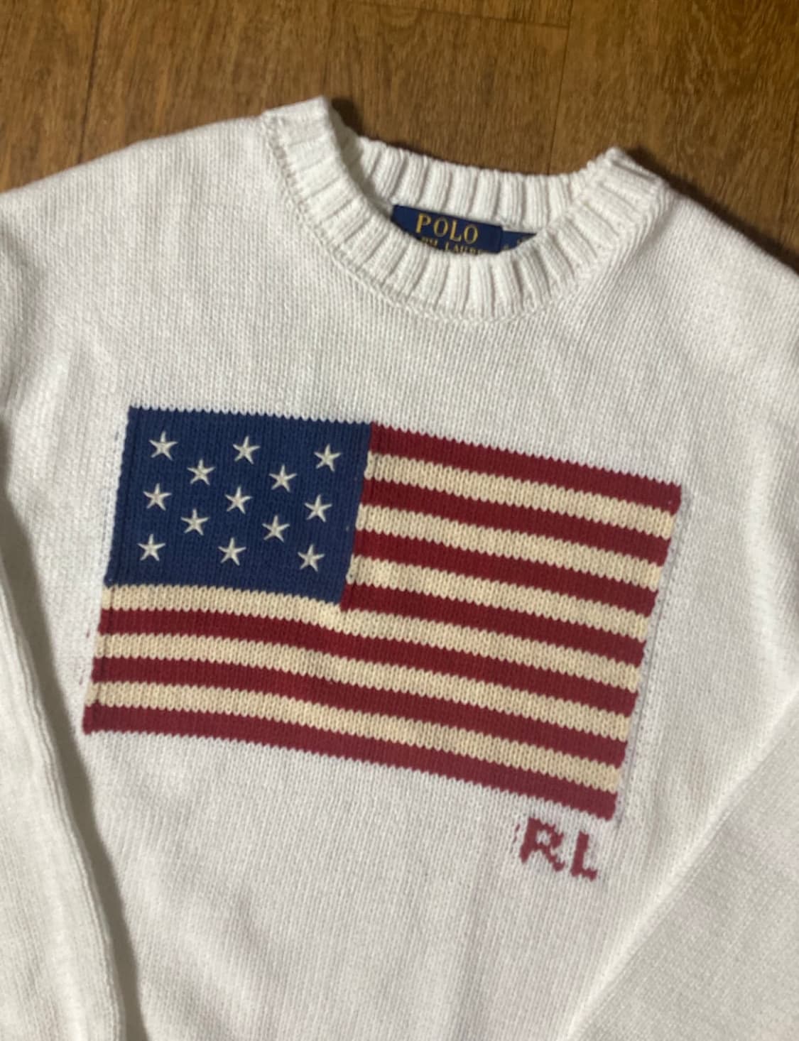 (상태최상)폴로 랄프로렌 성조기 니트 상품이미지2