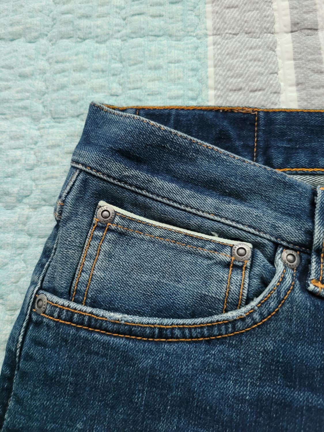 누디진 Nudie jean 롱존 이안레플리카 셀비지 스판스키니 30사이즈 상품이미지4