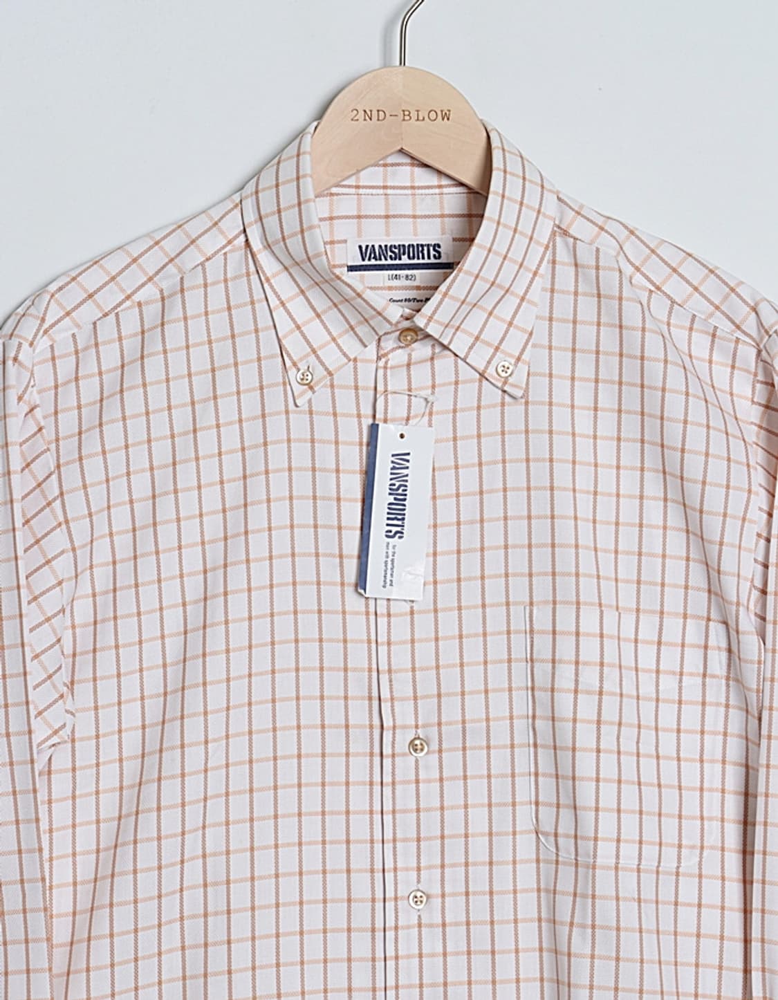 VAN SPORTS Check B.D Shirts 상품이미지2