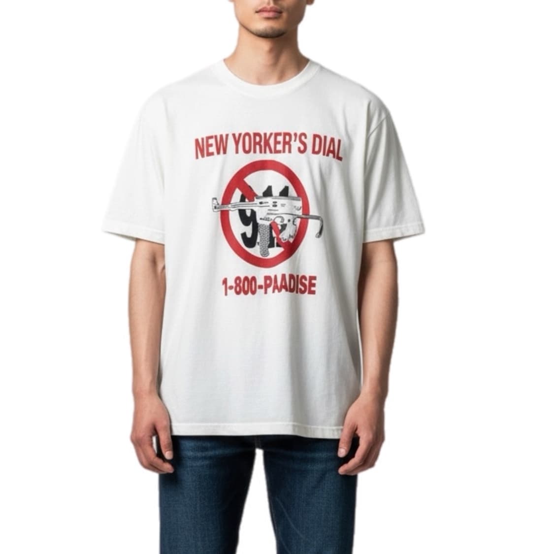 파라다이스 Nyc 뉴요커 다이얼 반팔티셔츠 상품이미지1