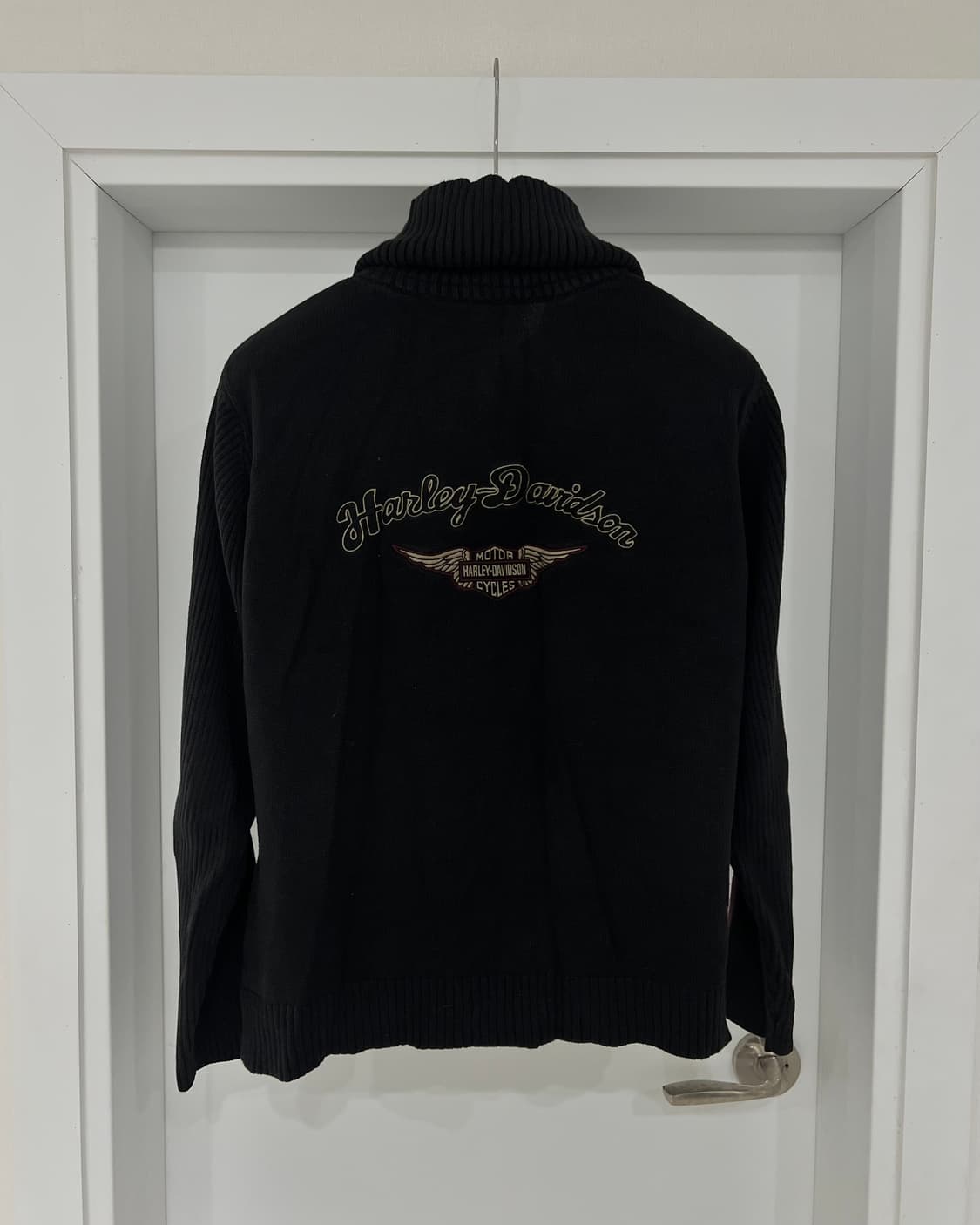 할리데이비슨 빈티지 니트집업 상품이미지3