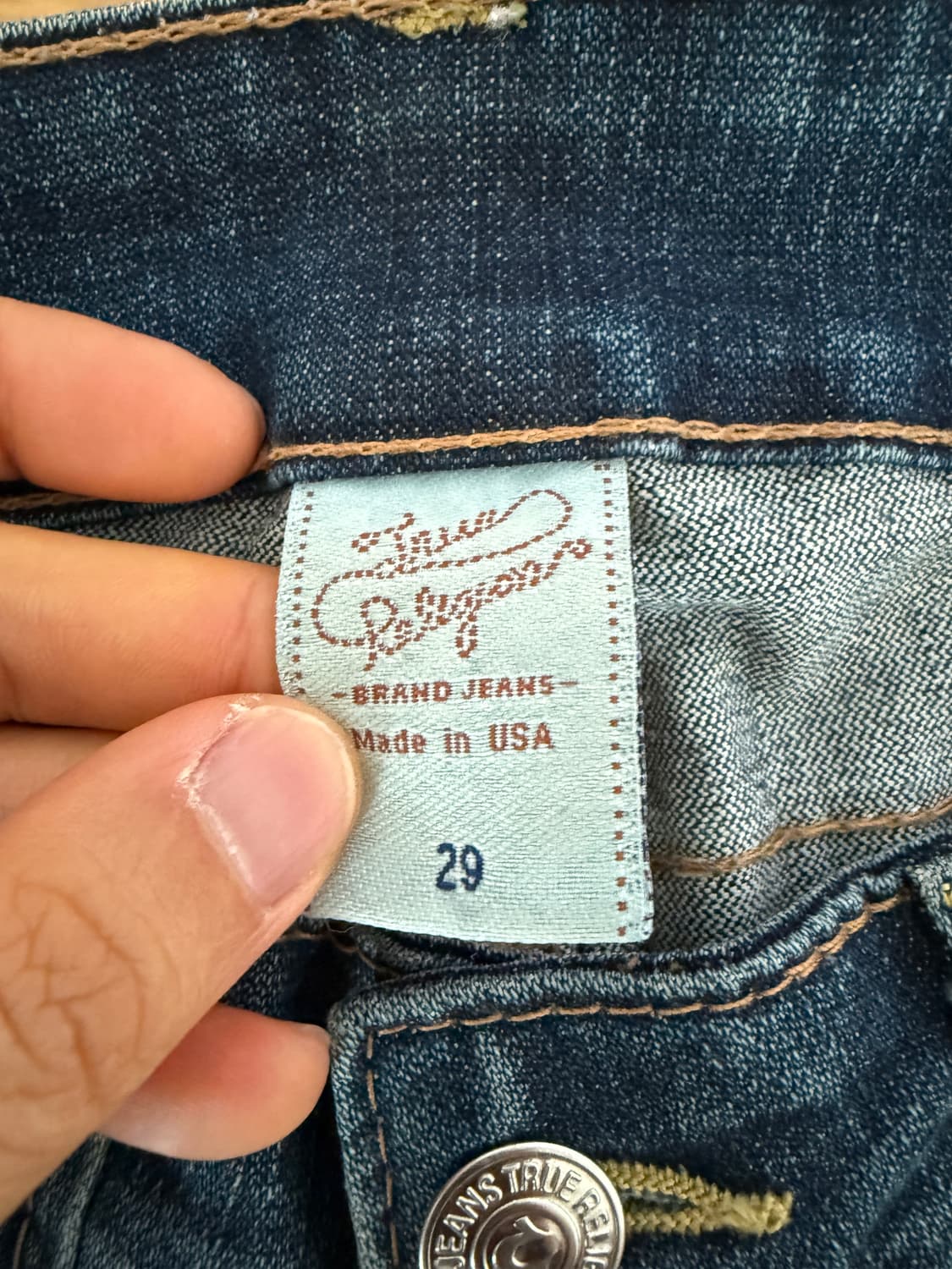 미제 트루릴리젼(True Religion) 부츠컷 데님(U.S.A) 상품이미지9