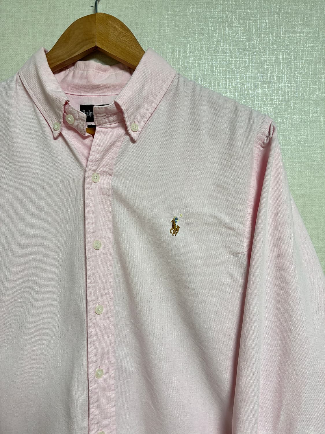 빈티지 폴로랄프로렌 셔츠 핑크 M 상품이미지1