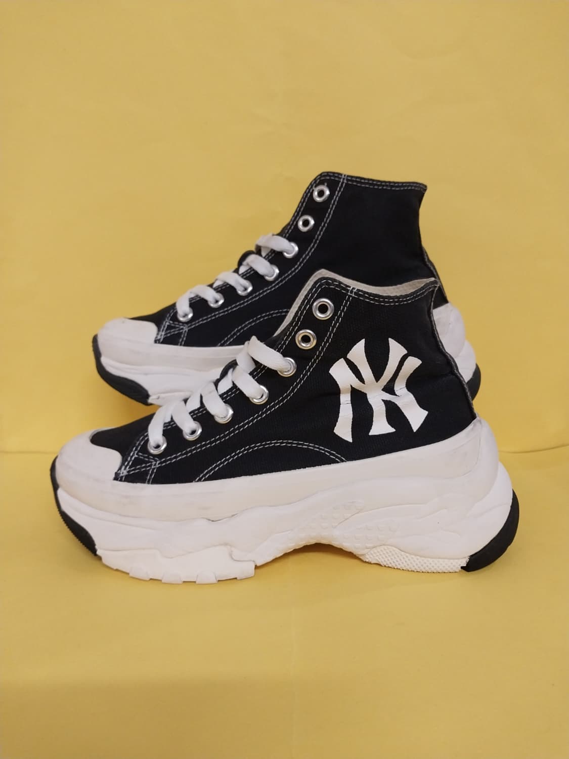 여성 MLB 청키 하이 스니커즈, 운동화 (240) 상품이미지1