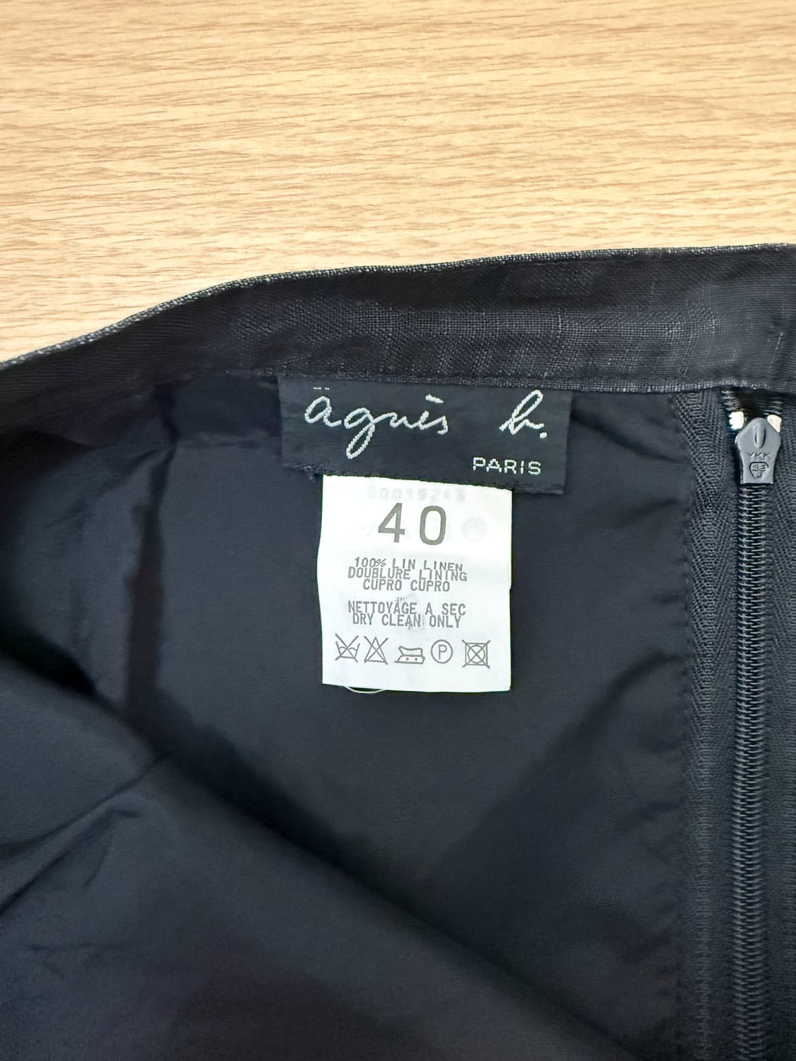 agnes b 아네스베 린넨 스커트 상품이미지4