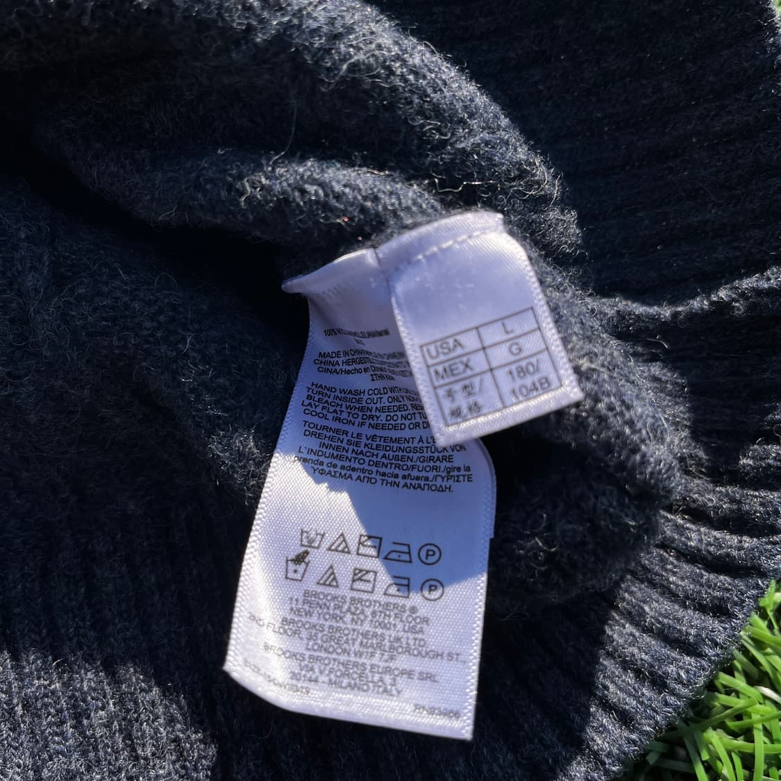 브룩스브라더스 반집업 니트 (실측확인) 상품이미지5