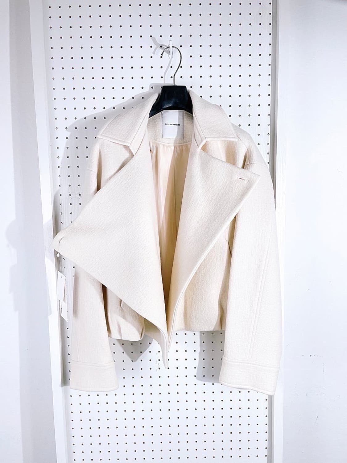 (정품/새상품) 르917 여성 울 드레이프 크롭 자켓 상품이미지2