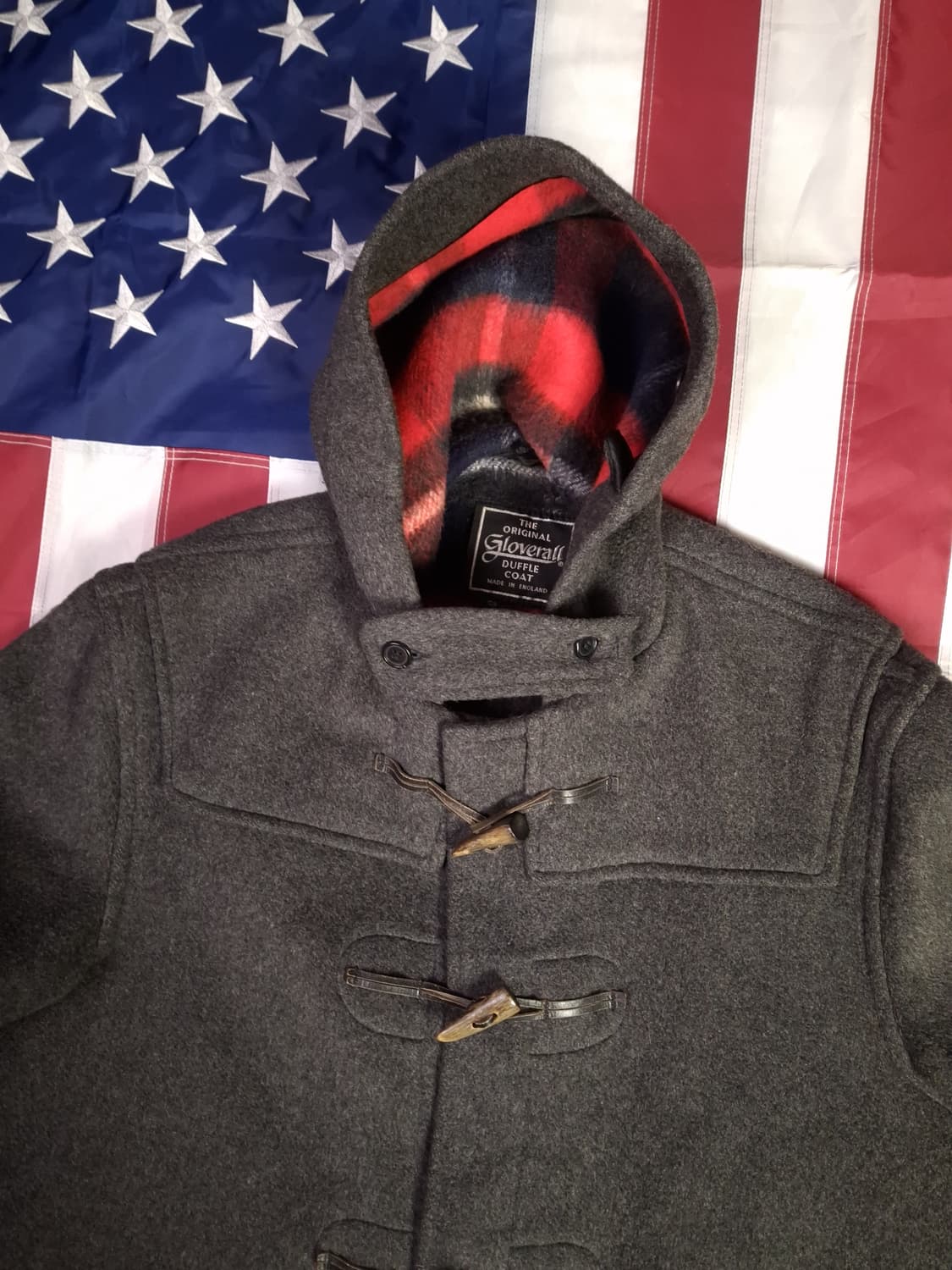 오리지날 영국제조 글로버올 울 더플 코트 상품이미지3