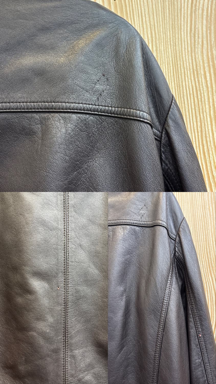 맨즈클럽 레더 바이커 자켓 상품이미지9