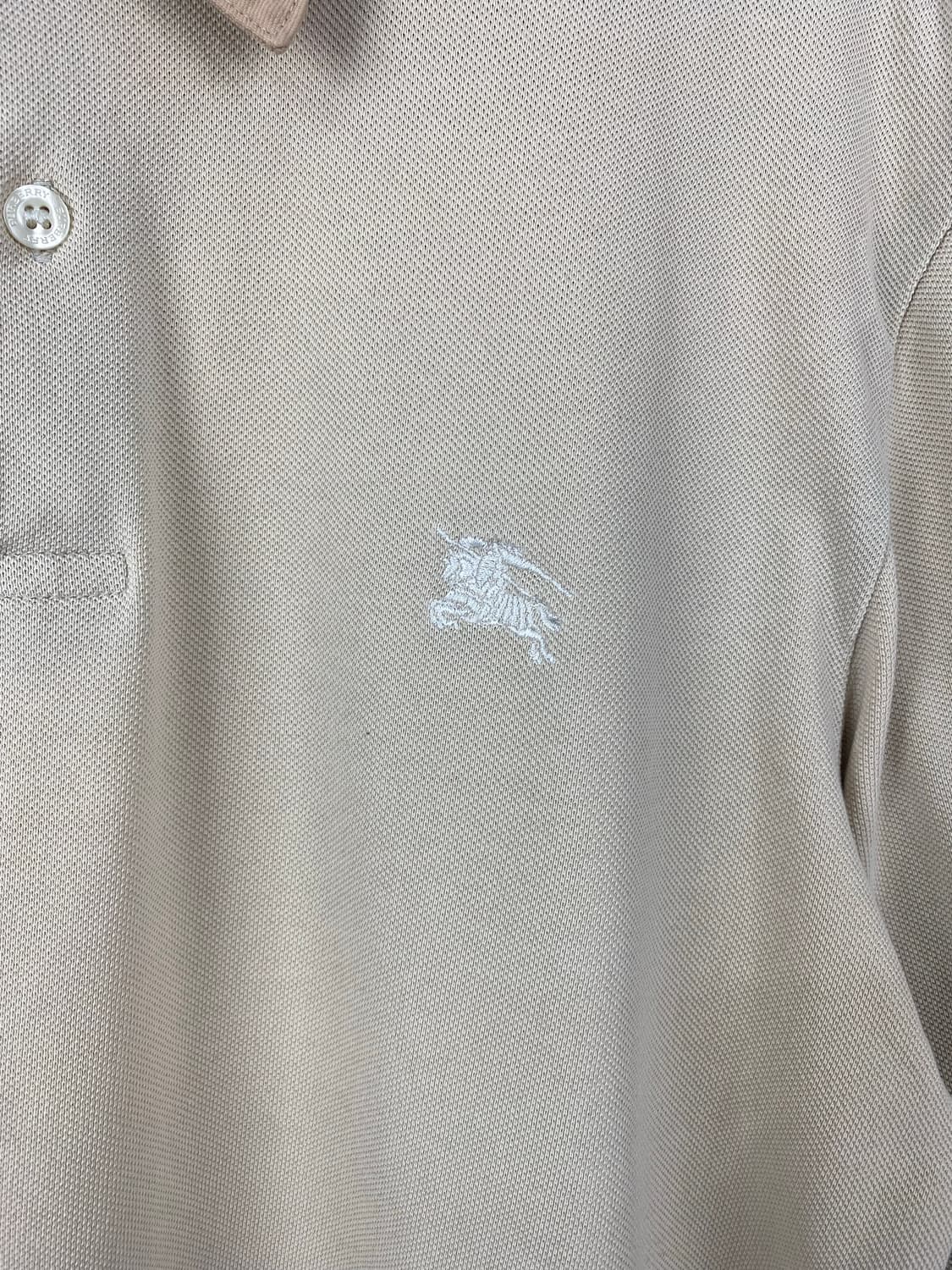 버버리 노바체크 긴팔 PK 카라티 L 상품이미지3