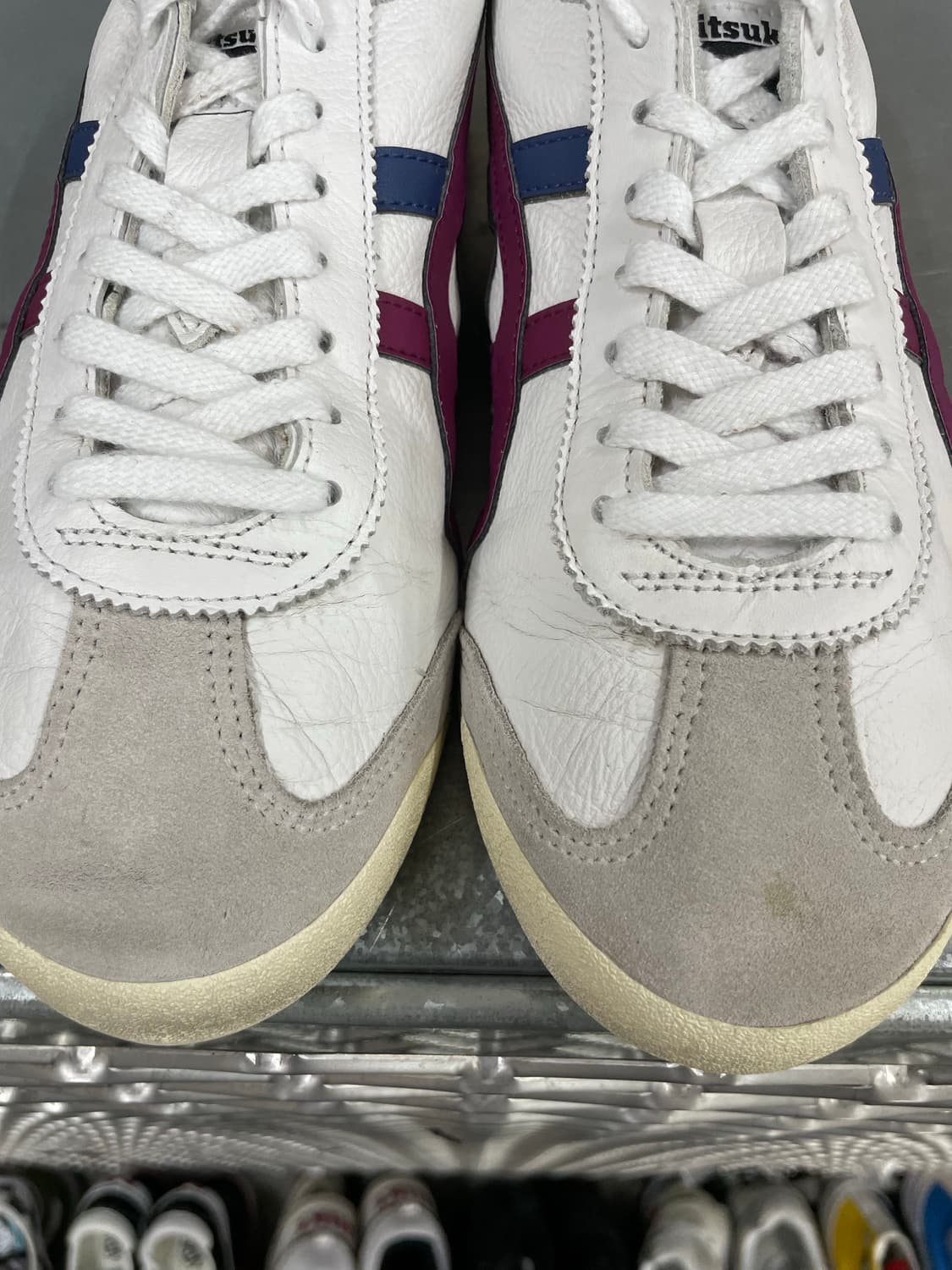 오니츠카 타이거 멕시코 66 화이트 드라이 베리 265 상품이미지8