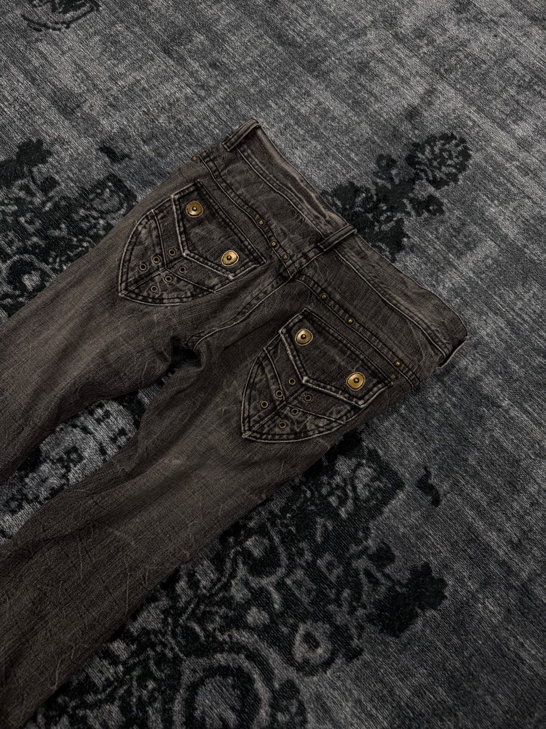 Midas 00s archive grey washing boots cut 상품이미지8