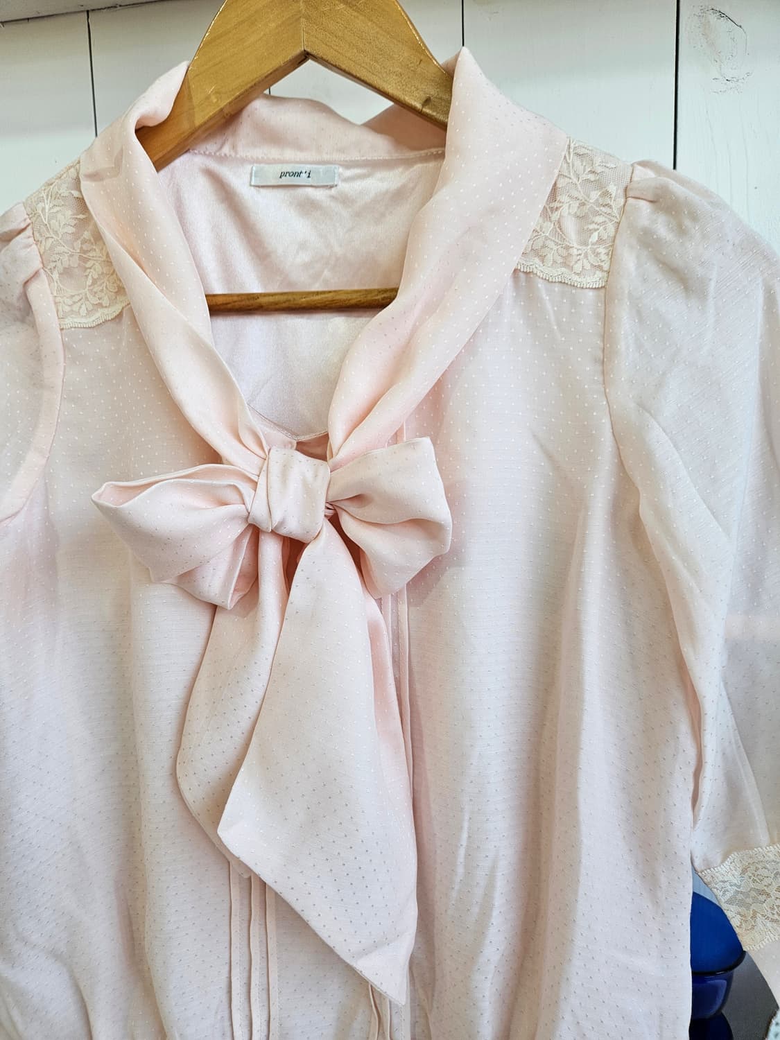 리본 블라우스 상품이미지3