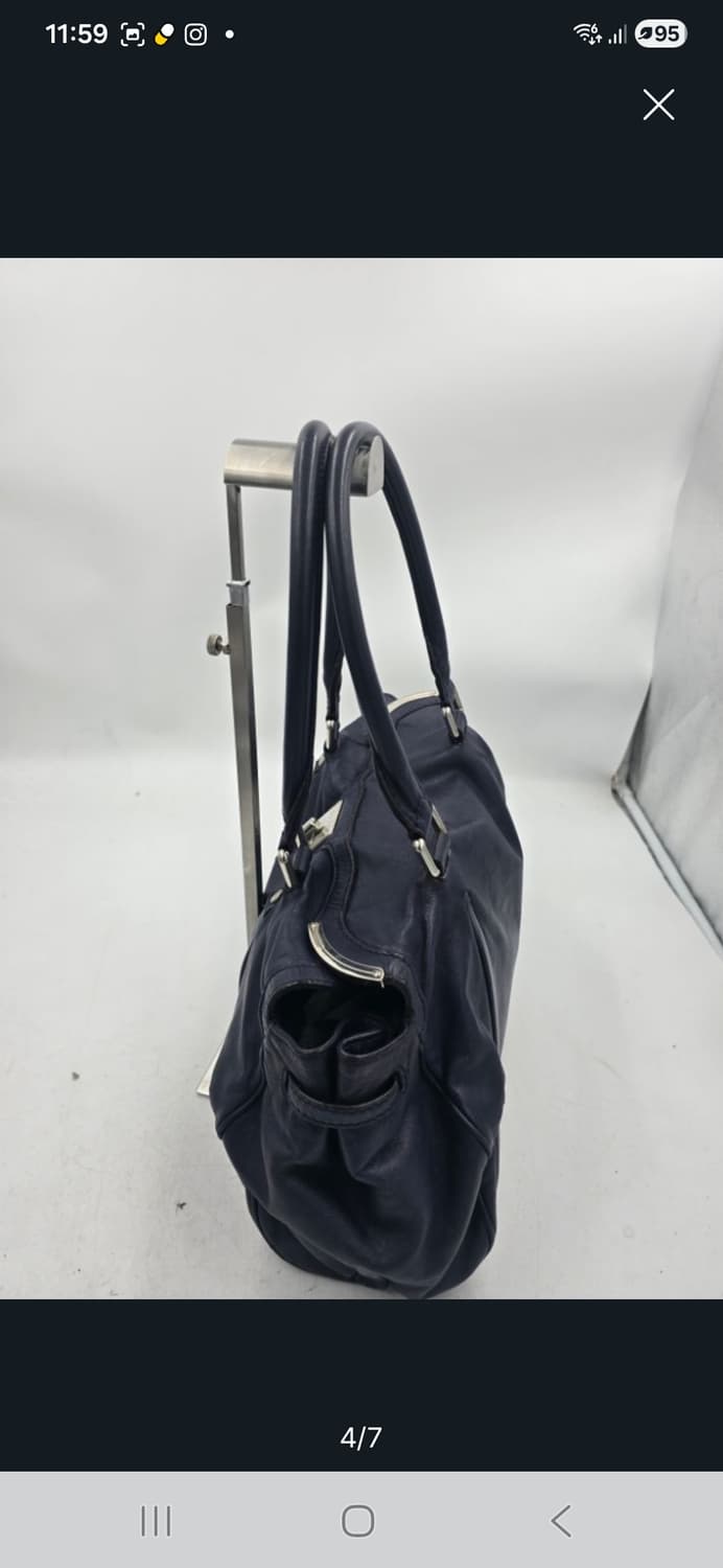 정품] 셀린느 빈티지 레더백 상품이미지4