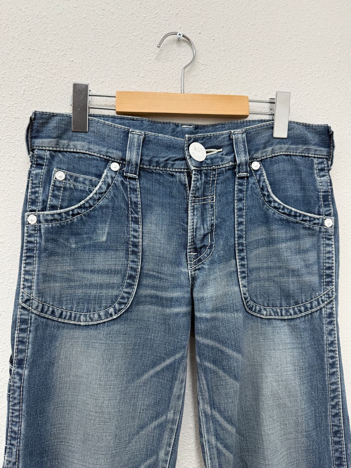 빈티지 Lee UNIION MADE 와이드 데님 팬츠 상품이미지2