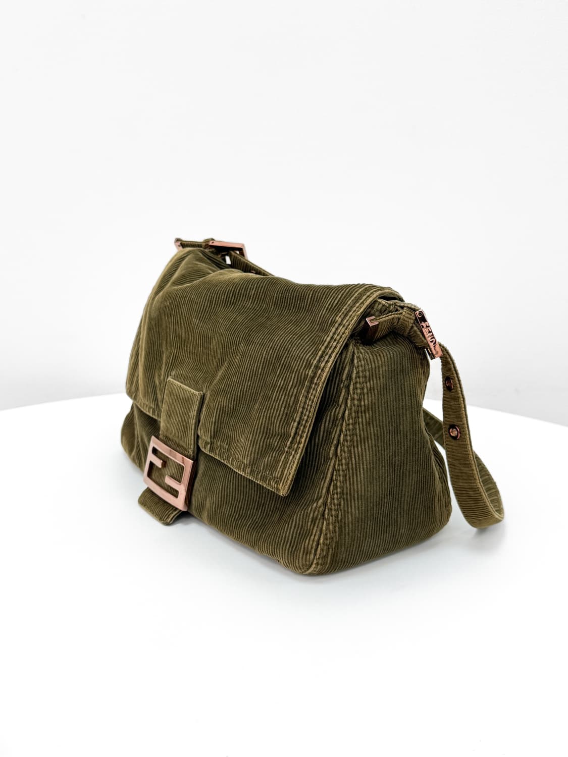 펜디 코듀로이 맘마 바게트백 상품이미지3