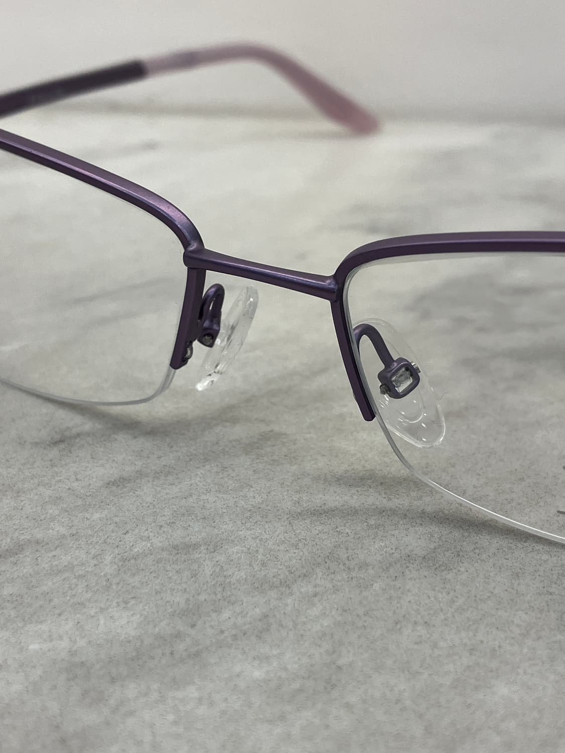 디올 Dior 바이올렛 소프트 스퀘어 반무테 메탈 안경 상품이미지5