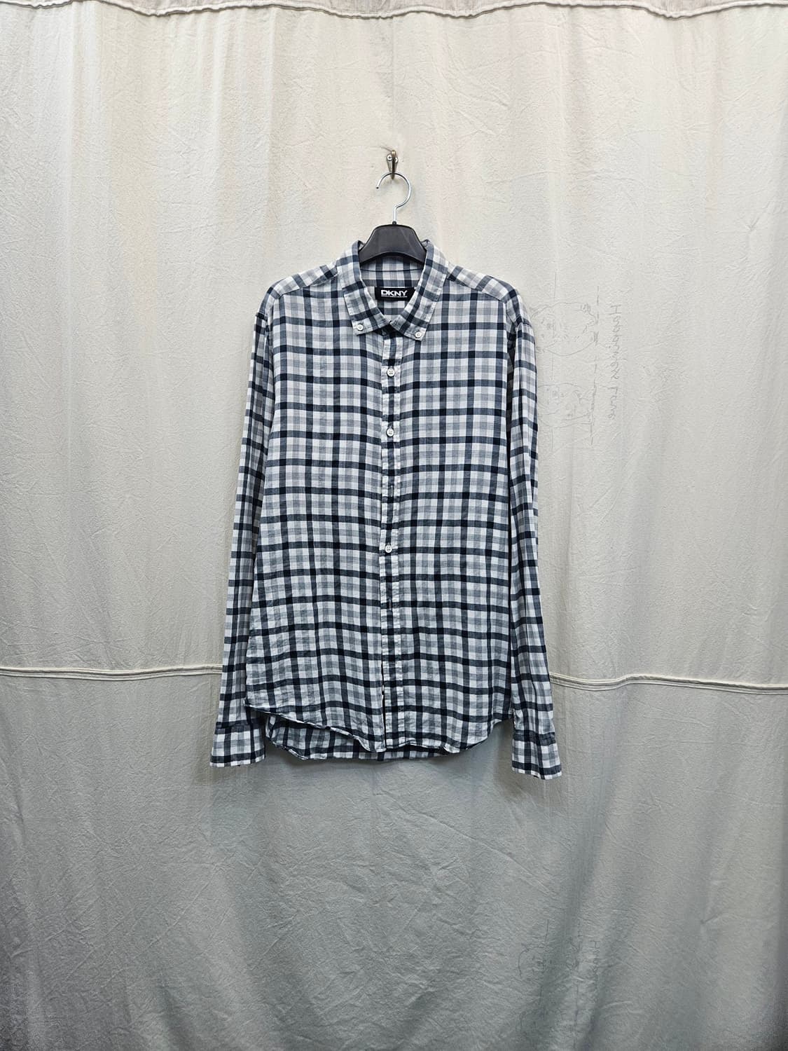 DKNY 남성 체크 셔츠 상품이미지1