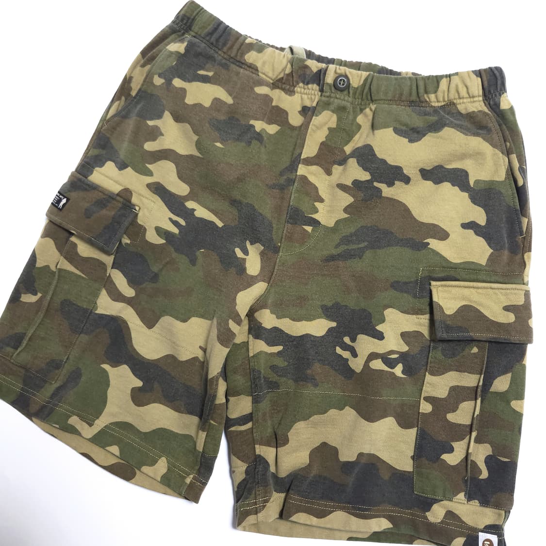 베이프 BAPE 재팬 카모 카고 쇼츠 반바지 스웻 상품이미지3