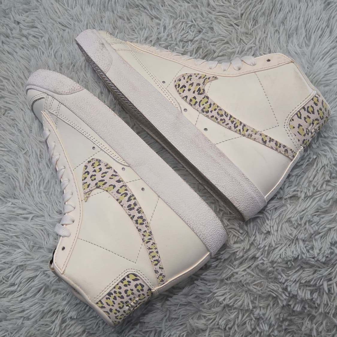 3q-17:나이키 블레이저 미드 레오파드 스우시 23cm-거의새거 상품이미지8