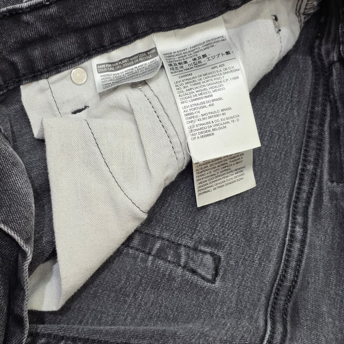 리바이스 541 흑청 (34X32) 상품이미지4