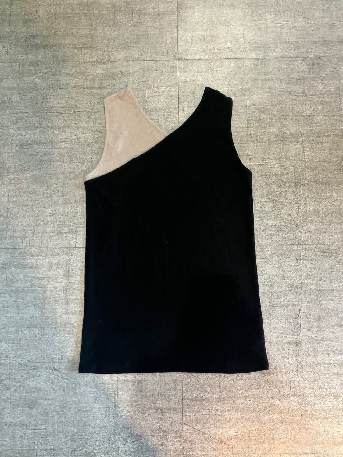 일본빈티지 Blue atrive 핀터깔y2k 하구미모리걸 배색 슬리브리스 상품이미지1