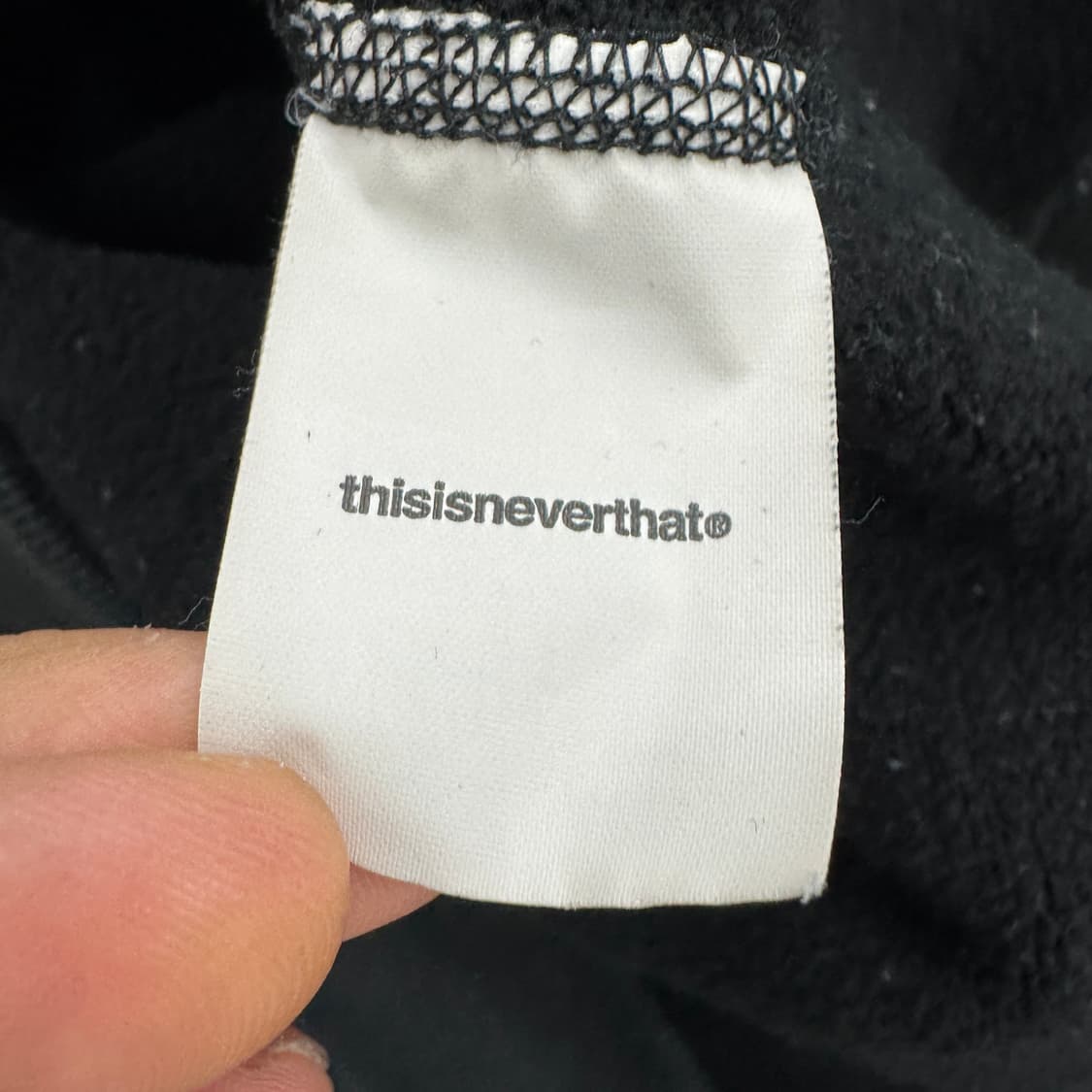 S(100) 디스이즈네버댓 디네댓 빅로고 후드 티셔츠  상품이미지5