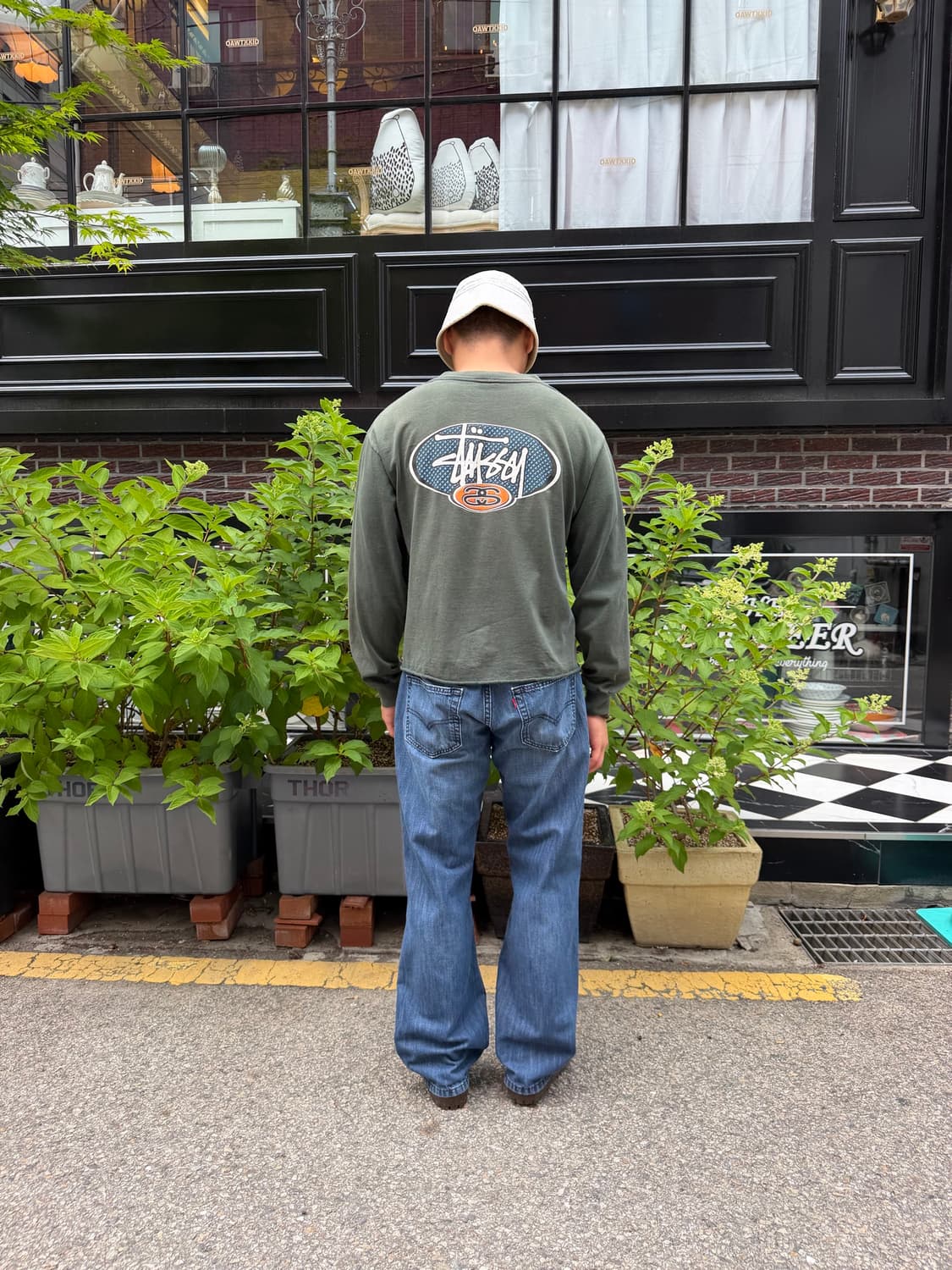90s Stussy cutting LS 상품이미지10