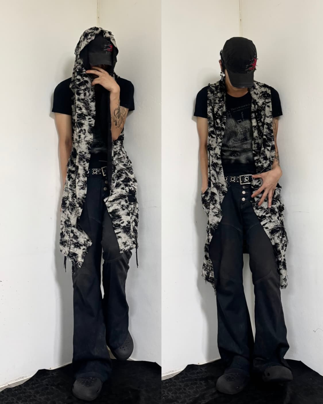 “Midas” 00’s Archive Grunge Black&Grey C 상품이미지1