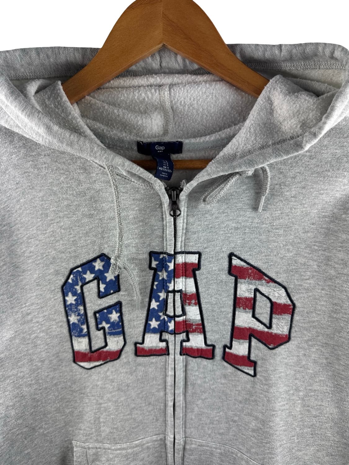 갭 성조기 그레이 후드집업3087 상품이미지3
