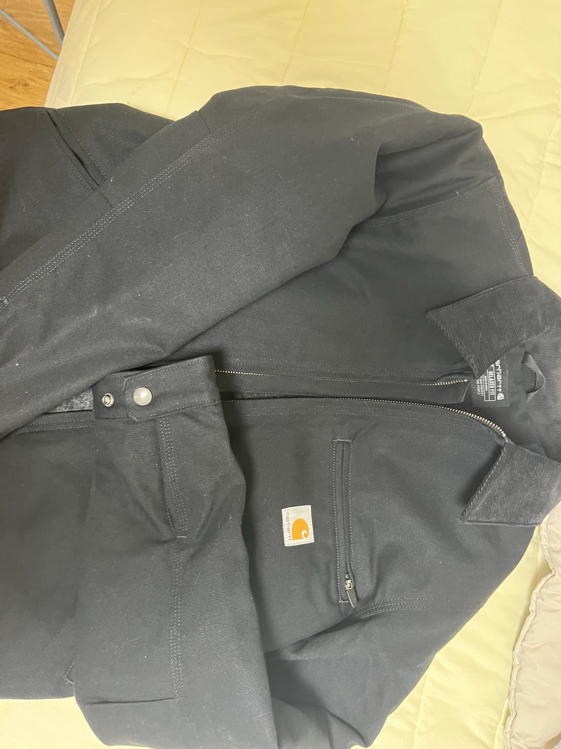 칼하트 블랭킷 라인드 덕 디트로이트 자켓 상품이미지3