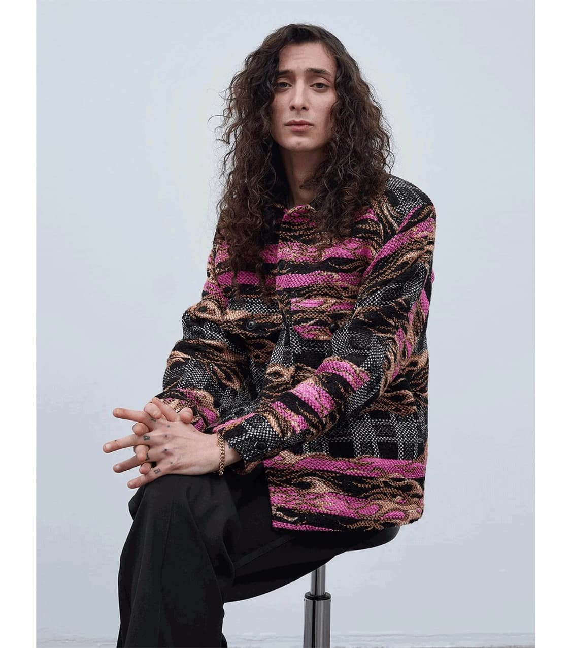 선플라워 플레임 cpo 셔츠 자켓 M  상품이미지3