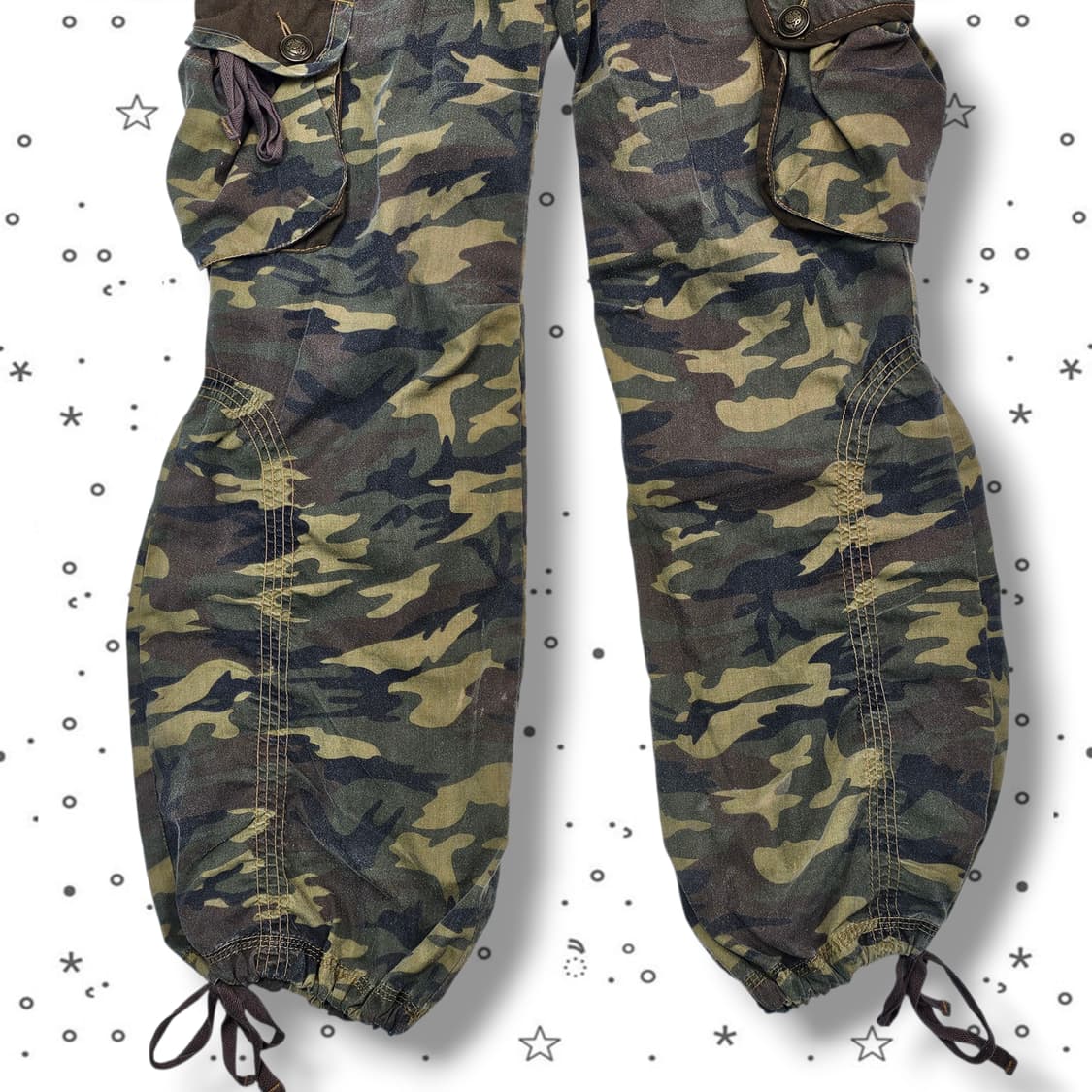 M VTG 밀리터리 로우라이즈 벨트 팬츠 상품이미지4