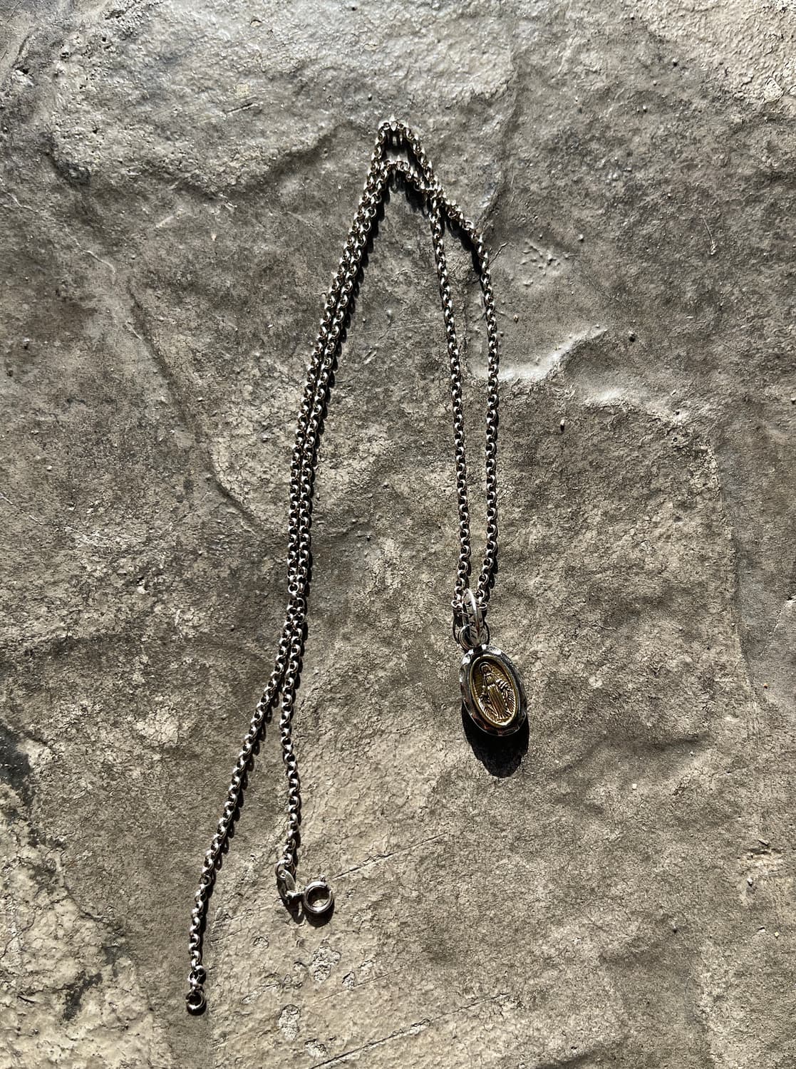 (925 Silver) 빈티지 마리아 목걸이  상품이미지3