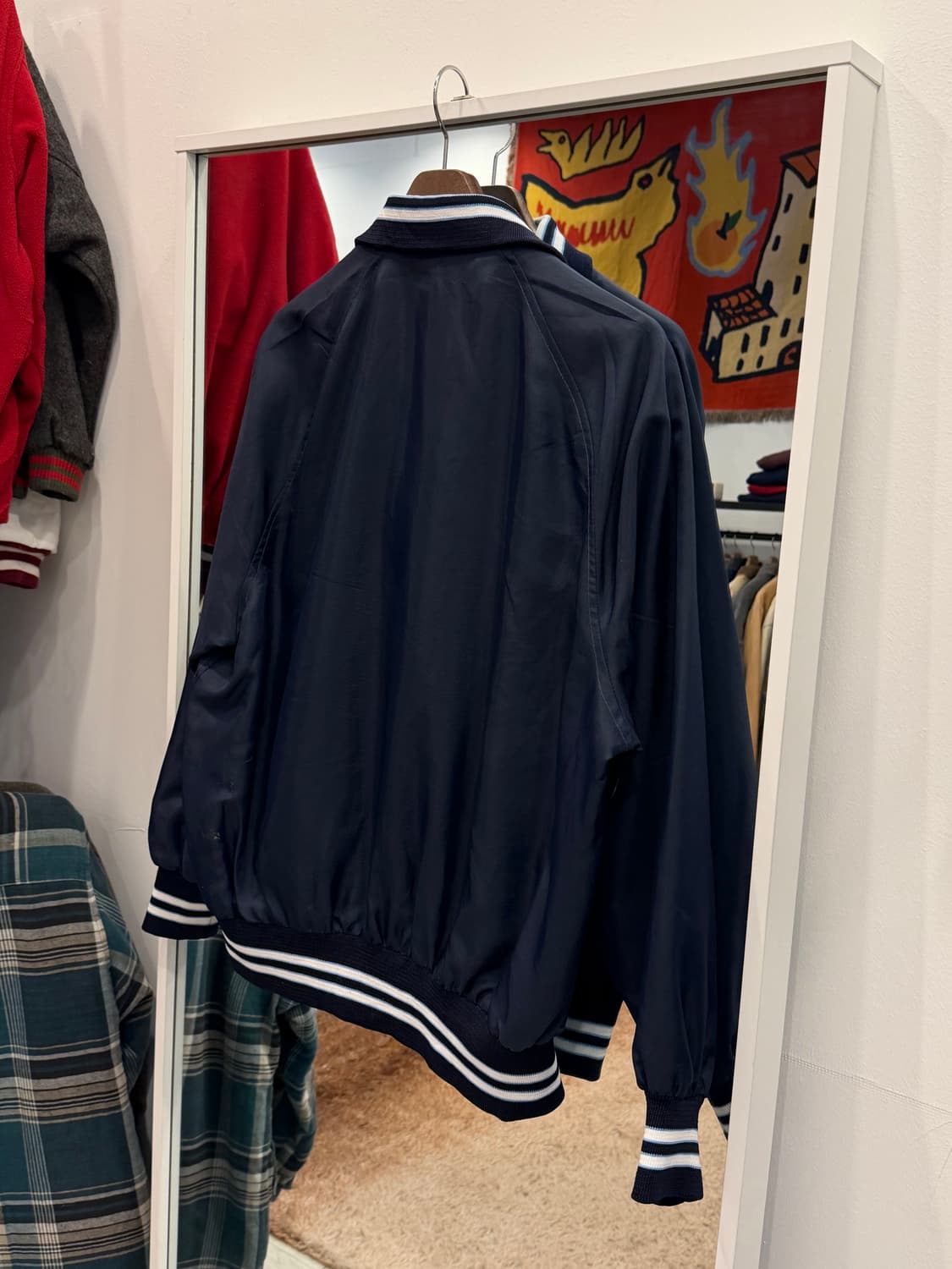 90s Vtg 빈티지 스타디움 새틴 자켓 (made in Canada) 상품이미지6