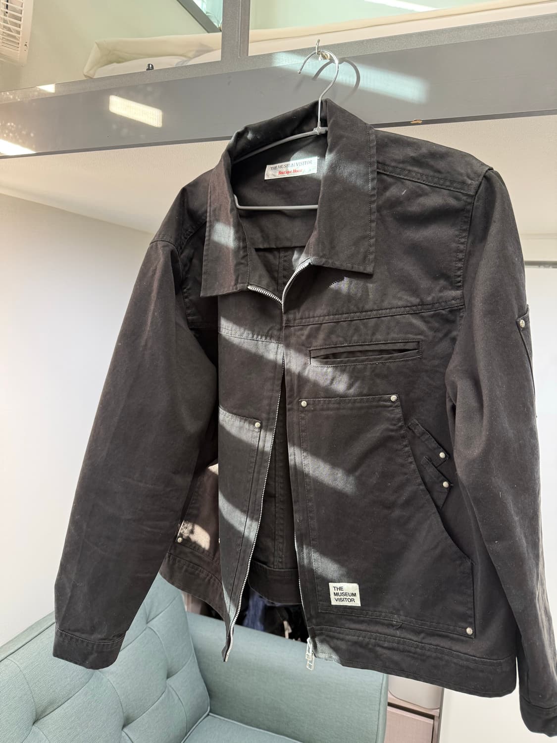 더뮤지엄비지터 스터드 카펜터 자켓 [L] 상품이미지5