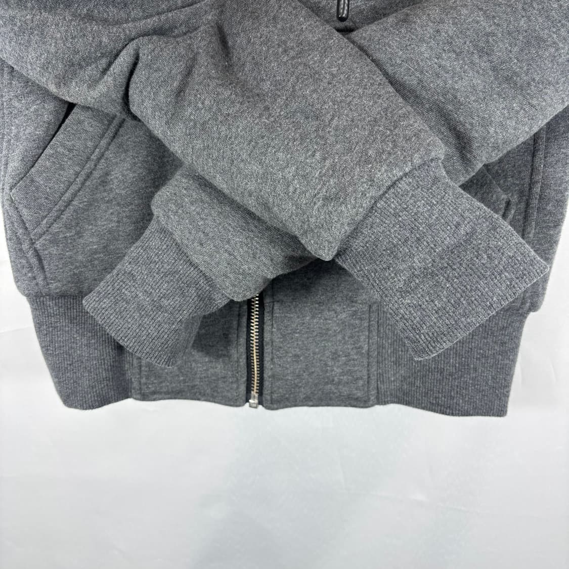 (정품,새상품급)무스너클 클래식 버니 후드집업 스웨터 그레이 상품이미지3