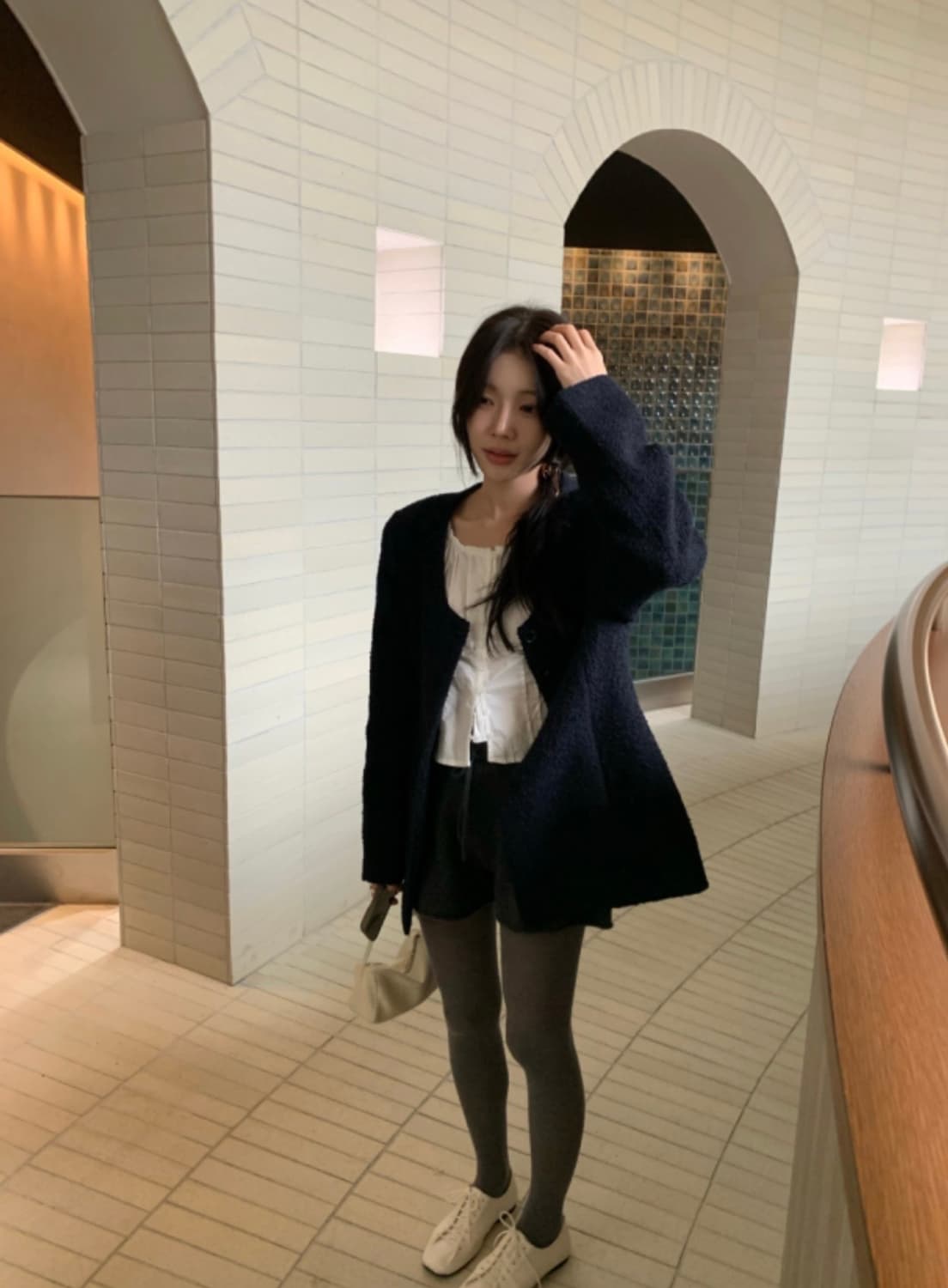 레이지샵 Tap boucle jk 부클 트위드 자켓 상품이미지4