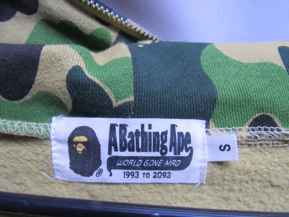 베이프 1st 카모 샤크 후드집업 녹계 상품이미지6