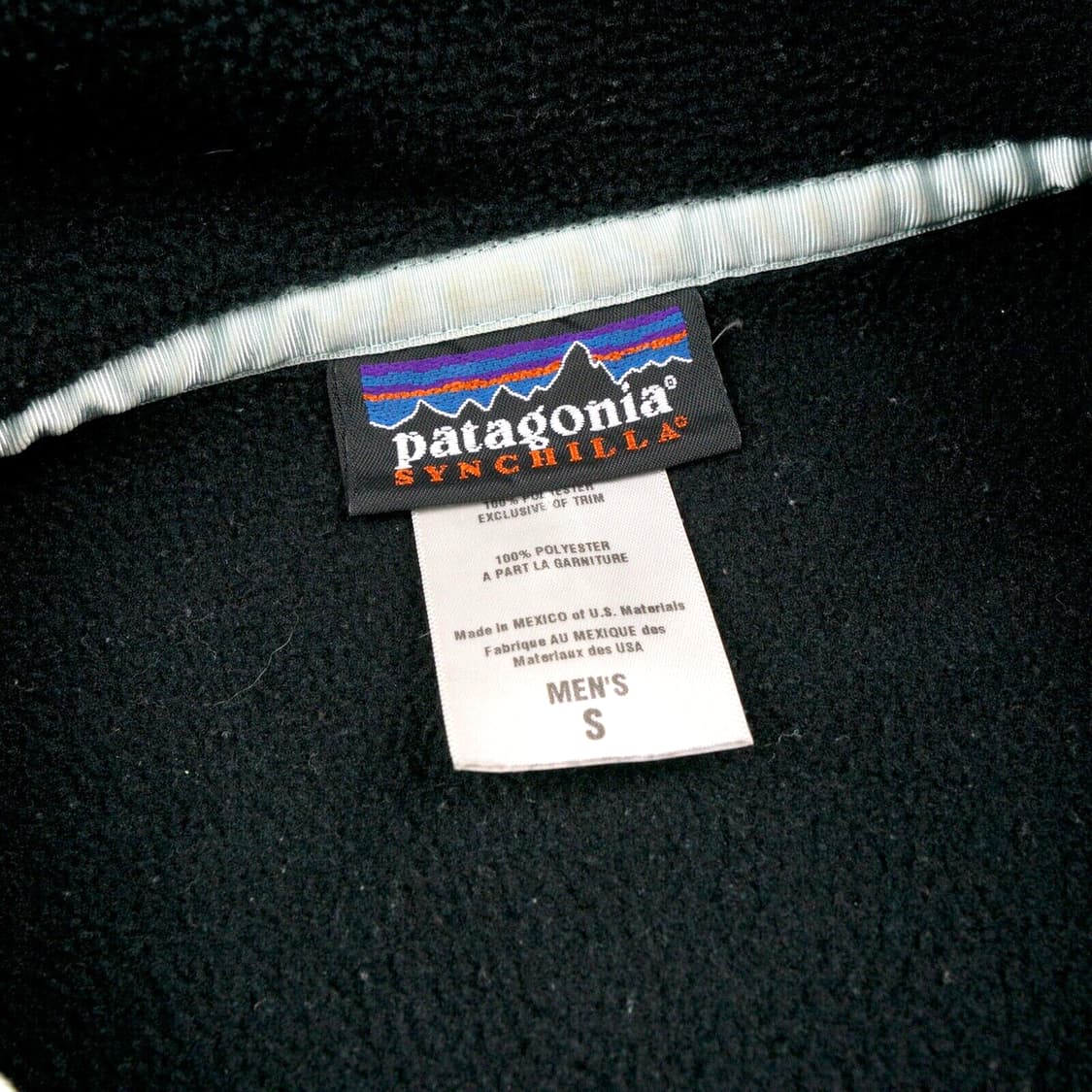 99FW 파타고니아 신칠라 스냅-T 블랙/스카이블루 멕시코 상품이미지3