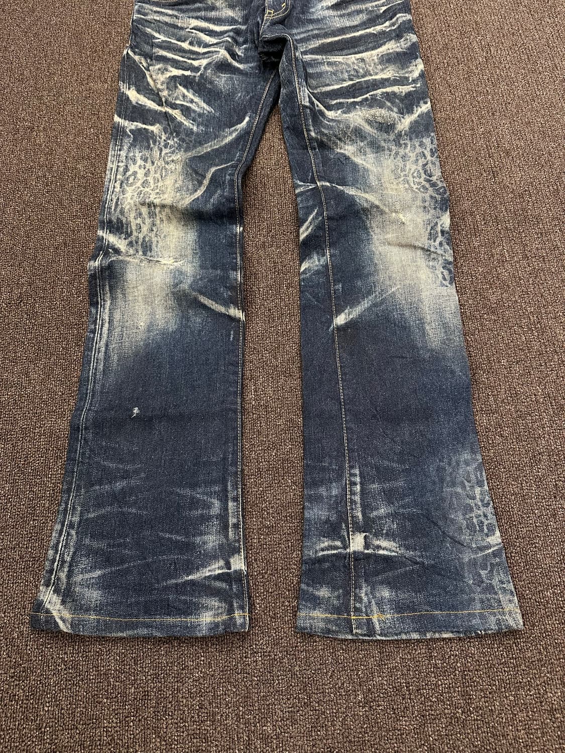 S)Tornado Mart 00's archiv 워시드 부츠컷 데님팬츠 상품이미지9
