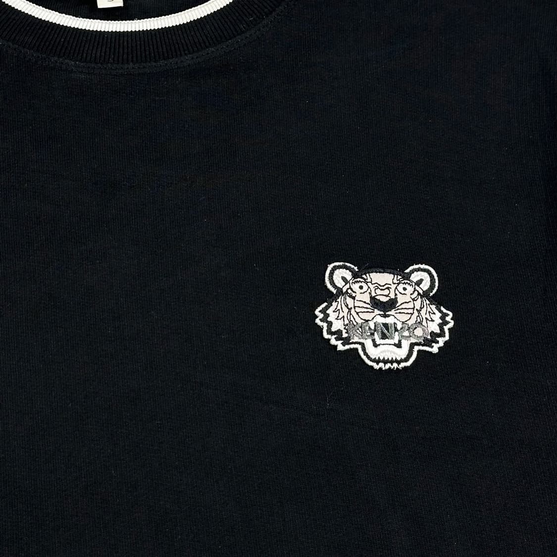 겐조 타이거 자수 블랙 크루넥 맨투맨 (S) 상품이미지3