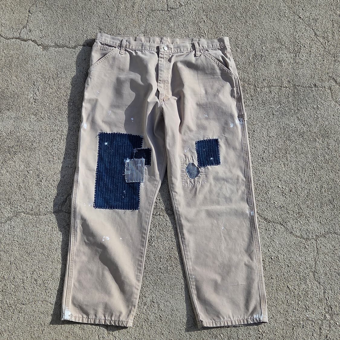 S.O/ 핸드 페인팅, 패치워크 커스텀팬츠 상품이미지2