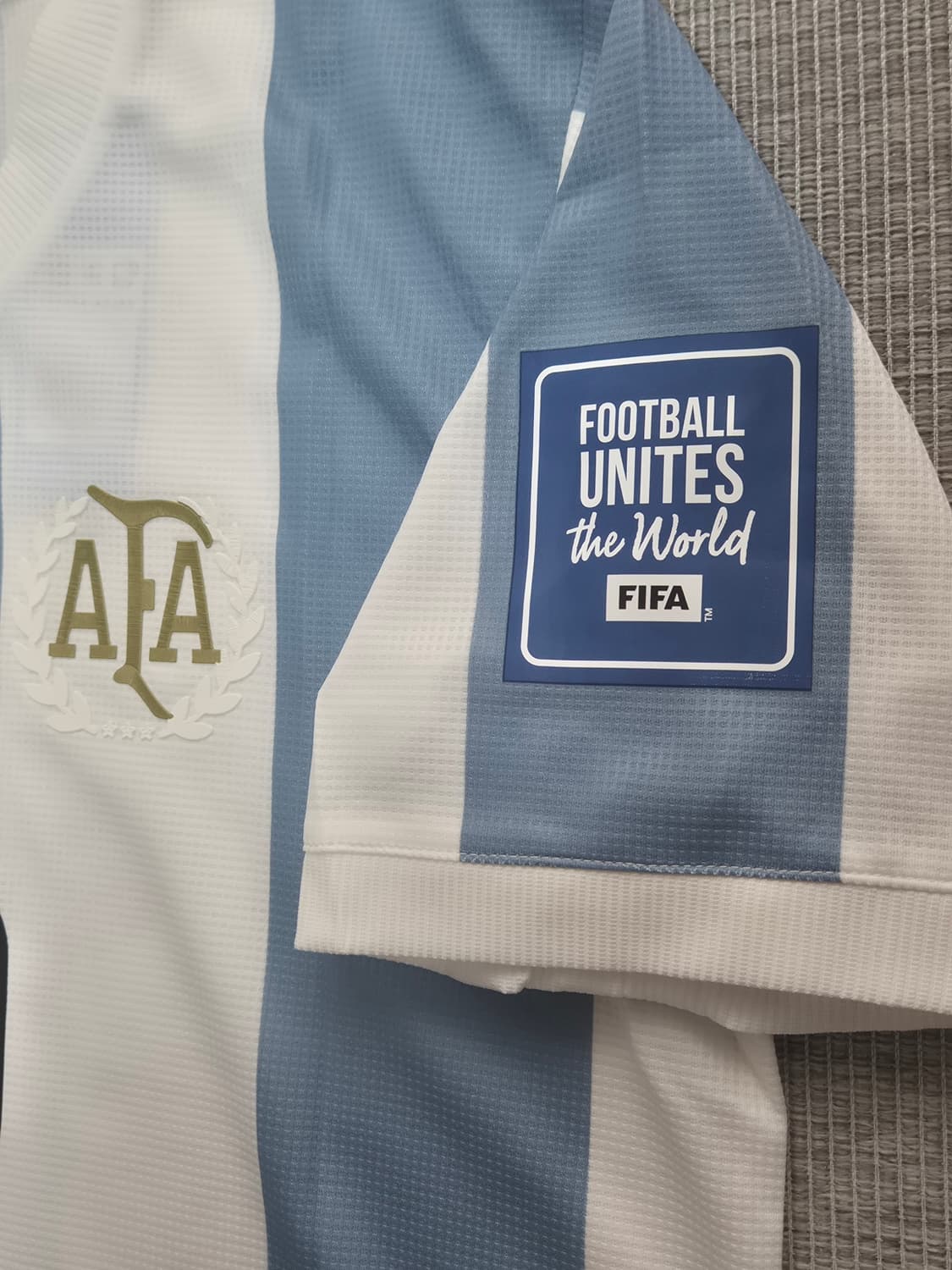 아르헨티나 국대 메시 유니폼 L사이즈 50주년 기념 상품이미지5