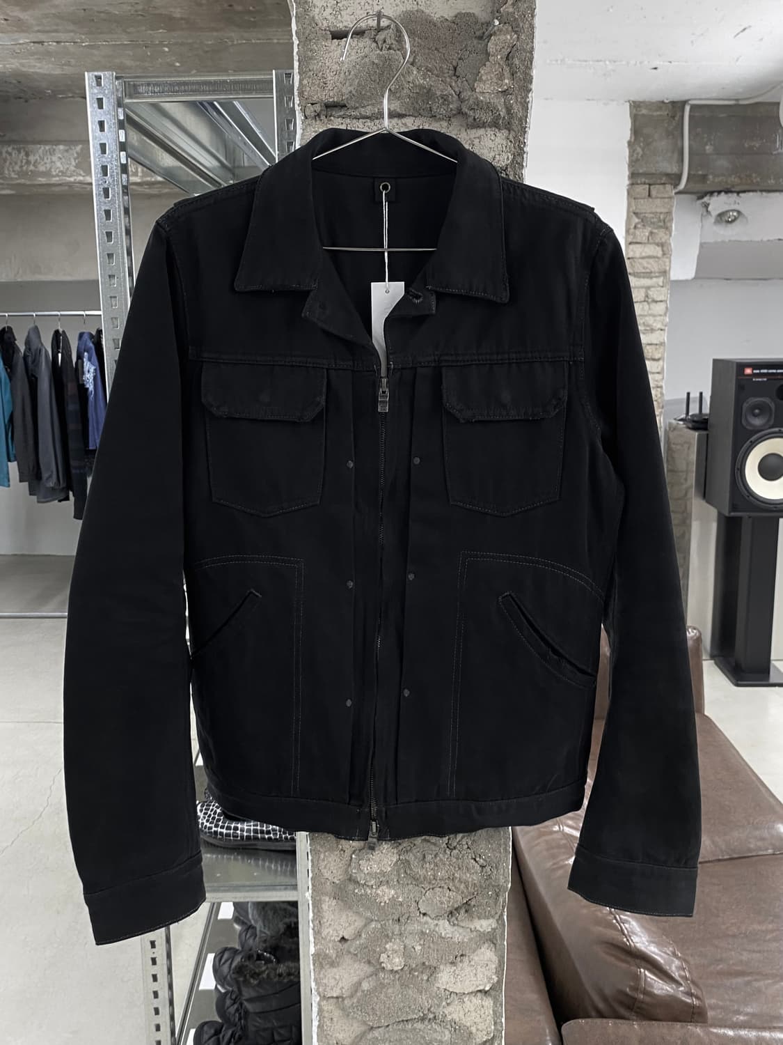 wjk 플랩 포켓 디스트레스드 자켓 상품이미지5